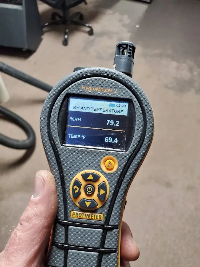 Moisture meter humidity assessment for Mold Remediation & Removal in Fridley